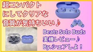 【実機】Beats Solo Budsイヤホンレビュー♪コンパクトかつポップなイヤホンケースが最高！！ [upl. by Llertnad896]