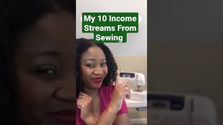 10 Income Streams You can get from Sewing [upl. by Yuh]