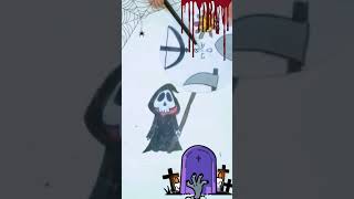 Grim Reaper  Halloween grimreaper halloween shorts itxzimalarts [upl. by Aelahs]