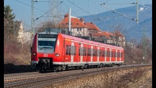 Führerstandsmitfahrt Neckartalbahn KBS 705  Heidelberg bis Jagstfeld [upl. by Eilyk]