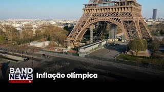 Ocupação de hotéis em Paris está abaixo do esperado  BandNews TV [upl. by Medovich]