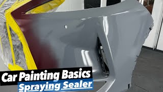 Car Painting Basics How to Use a Primer Sealer [upl. by Zena]