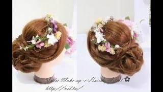 Coiffure Mignon  Un Chignon de Mariee glamour  Chignon Mariage [upl. by Ottilie]