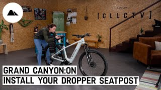 How to install your Grand CanyonON dropper seatpost [upl. by Amahs]