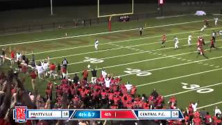 Central 6 Jamal Couch 15yd TD catch [upl. by Ahsinet]