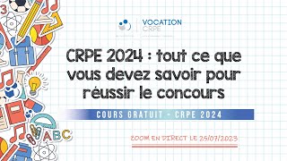 CRPE 2024 ～ TOUT CE QUE VOUS DEVEZ SAVOIR POUR RÉUSSIR LE CONCOURS [upl. by Hadnama]