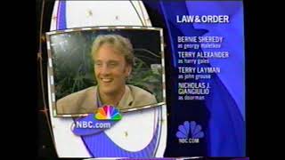 9151999 NBC Promos quotLaw amp Orderquot quotFrasierquot quotThe Tonight Showquot quotLAw amp Order SVUquot [upl. by Chaudoin]