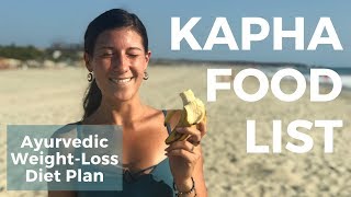 Kapha WeightLoss Diet  Ayurvedic Food List for Kapha Dosha  Clareminded [upl. by Lillian546]