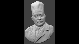 Sculpting portrait basrelief  Y I Ezhov Скульптинг портретного барельефа  ЮИ Ежов [upl. by Haletta]