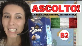 ASCOLTO Livello B2 ITALIAN LISTENING EXERCISE LEVEL B2  learn Italian [upl. by Arerrac]