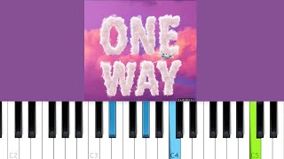 Autumn  One Way Piano Tutorial [upl. by Neelon]