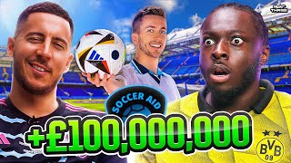 £100 MILLION at the BIGGEST Charity Football Match with HAZARD MINIMINTER amp MORE 🔥 [upl. by Anileda]