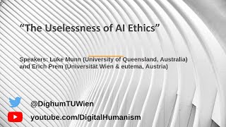 The Uselessness of AI Ethics [upl. by Sitnerp669]