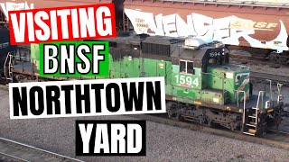 BNSF Northtown Yard  DaBobs ManCave 🚂🚋 [upl. by Piero]