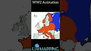 WW2 oversimplified ww2 geography mapping germanyww2 war history worldwar2 map ww2 hitler [upl. by Violetta]