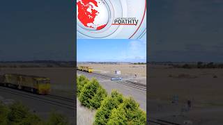 Aurizon Freight Train And Car Near Miss At Railway Crossing 18112023  PoathTV Fake News shorts [upl. by Llerrot718]