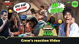 💥SLAP Epic crew reaction 🤣 on Ghost prank is finally out  MTV Roadies S19 Kaand Kumar [upl. by Tore]