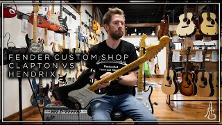 Fender Custom Shop Clapton vs Hendrix Strat [upl. by Thurlough789]