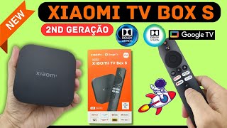 Xiaomi TV Box S Segunda Geração  Nova Mi Box S 4k Agora com Google TV e mais rapida  Review Unbox [upl. by Neral]