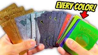 This Pokemon Card Mystery Pack Had EVERY CRAZY COLORED ULTRA RARE INSIDE IT [upl. by Buckels]