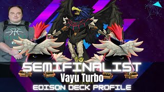 FGG Cyber Nexus 2k Event  Semifinalist Vayu Turbo Profile  Sasha Egger Edison Format [upl. by Imogene946]