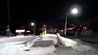 Livigno 2012 Cable Park Black Hole Snow Lab [upl. by Surovy]