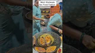 Mumbai Worli Sea Food Festival shortvideo seafood [upl. by Aihsilat]