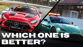 WHICH SAFETY CAR IS BETTER IN F1  Mercedes AstonMartin [upl. by Schulein]