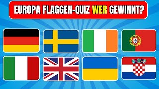 Schaffst du ALLE 51 Länder  Europa Flaggen QUIZ [upl. by Ahsik468]