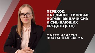 Переход на единые типовые нормы выдачи СИЗ и смывающих средств ЕТН С чего начать Поэтапная схема [upl. by Bendix76]