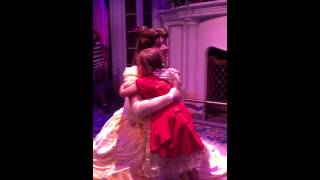 Daisy dancing with belle at disney world enchanted tales with belle [upl. by Stella]