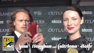 Outlander Premiere  Sam Heughan amp Caitriona Balfe [upl. by Aldercy301]