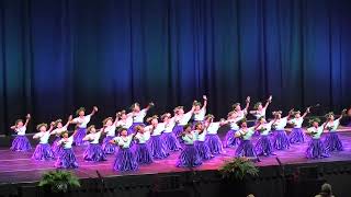 Hālau Hula O Hokulani Kahiko  2024 Keiki Hula Competition [upl. by Nosned]