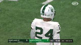 Highlights from the Vikings 1710 Loss at North Dakota  Portland State Football [upl. by Jacquenette]