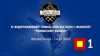 TATAMI 1 XI MIĘDZYNARODOWY TURNIEJ JUDO DLA DZIECI I MŁODZIEŻY quotPOKONUJEMY GRANICEquot [upl. by Cohl540]