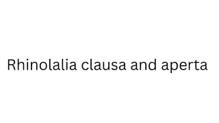 Rhinolalia clausa and aperta Hyponasality and Hypernasalityent important topic for Neetpg  inicet [upl. by Georgetta899]