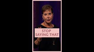 Stop Saying That  Joyce Meyer  shorts [upl. by Ahsenac]