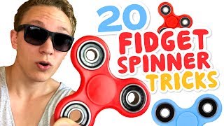 TOP 20 FIDGET SPINNER TRICKS [upl. by Bal]