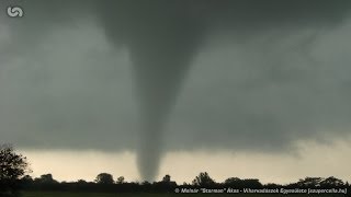 szupercellahu storm chase  F1 tornado near Gátér Hungary 20th of May 2008 [upl. by Llenwahs662]