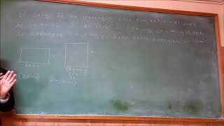 hallar las dimensiones de un rectángulo [upl. by Alaek]