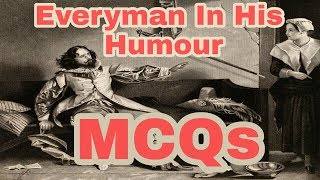 MCQs  Everyman in his humour by Ben Jonson In Hindi  for LTgrade [upl. by Yar]