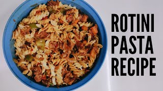 Rotini Pasta recipe Indian style  Quick and easy method  Kids Lunch Box recipe [upl. by Morril895]