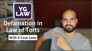 Defamation Essentials Defences and case laws  Law of Torts [upl. by Amlus]