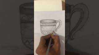 artforbeginners drawing vibgyorart teacup sketchingtutorial sketching drawing tutorial [upl. by Padgett669]