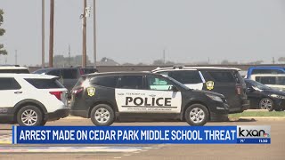 Cedar Park Middle School student arrested related to ‘hoax’ threat [upl. by Mosira]