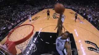 Kawhi Leonard Drops the quotAnvilquot Dunk on the Break [upl. by Hurff579]