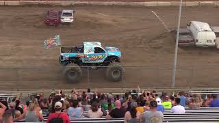 2023 BEST TWO TRICKS MONSTER TRUCK SHOW PLANE KRAZY [upl. by Einatirb825]