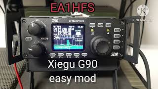 XIEGU G90  Tuning Knob mod [upl. by Sucy]