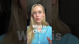 What is CICD Tech explained in simple terms tech techskills codewithme [upl. by Auohs115]