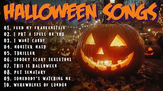 Halloween Party Music Playlist  Best Halloween Songs 2024  Clean Halloween Songs Playlist 🎃 [upl. by Ayres]